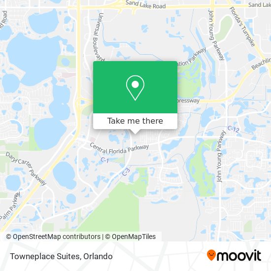 Towneplace Suites map