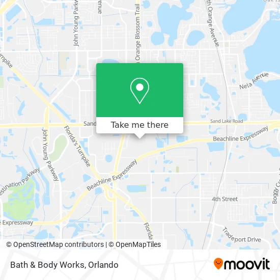 Bath & Body Works map