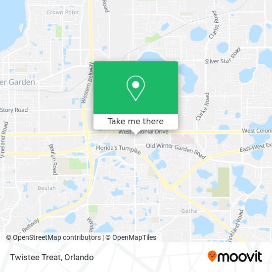 Mapa de Twistee Treat