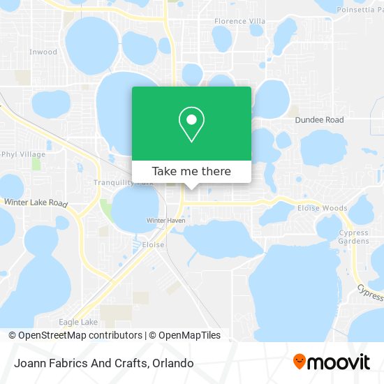 Joann Fabrics And Crafts map