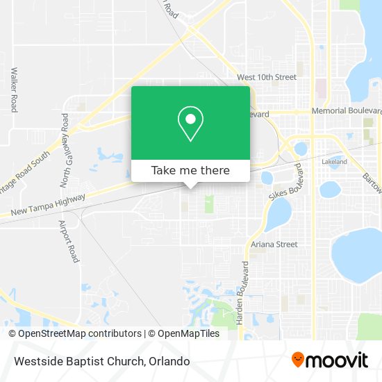 Mapa de Westside Baptist Church