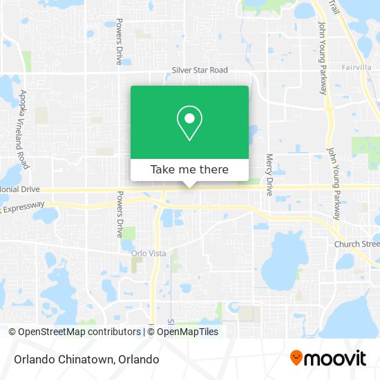 Orlando Chinatown map