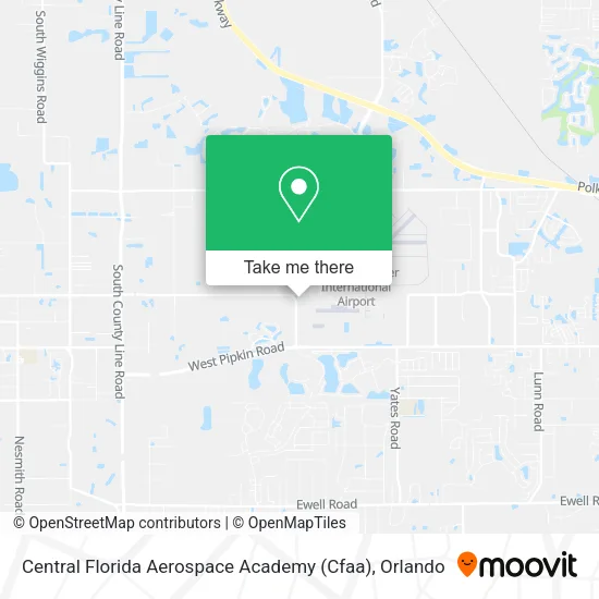 Central Florida Aerospace Academy (Cfaa) map