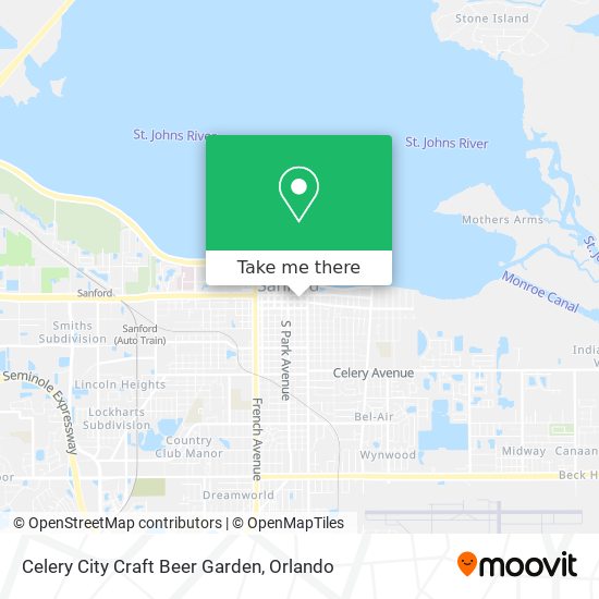 Celery City Craft Beer Garden map