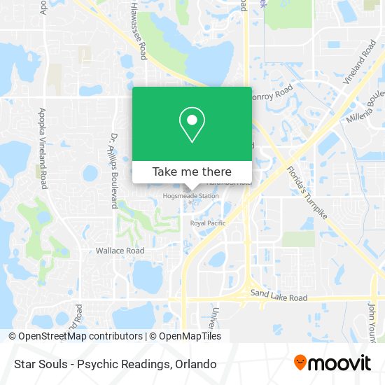 Star Souls - Psychic Readings map