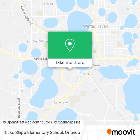 Lake Shipp Elementary School map