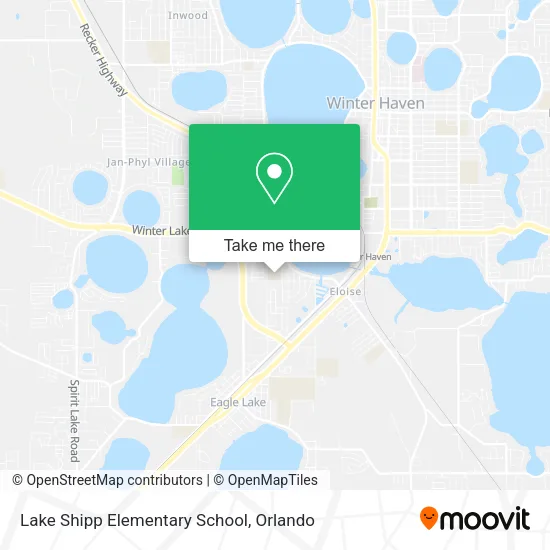 Lake Shipp Elementary School map