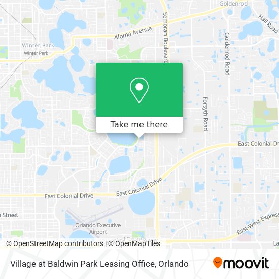 Village at Baldwin Park Leasing Office map