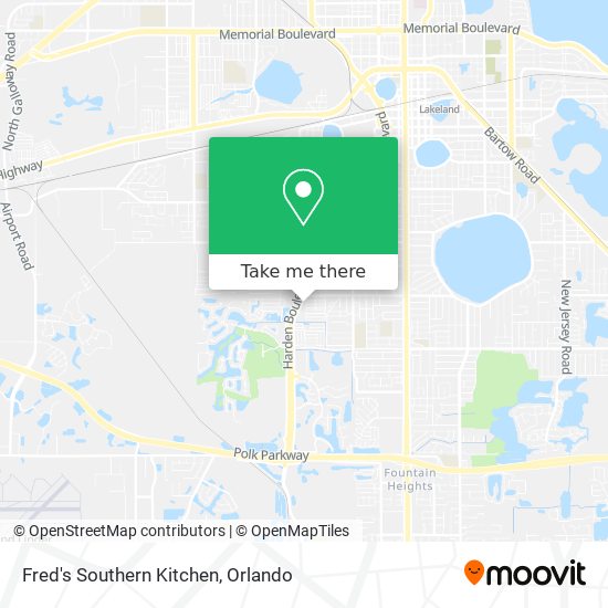 Fred's Southern Kitchen map