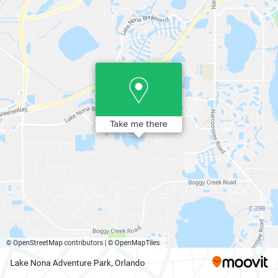 Lake Nona Adventure Park map