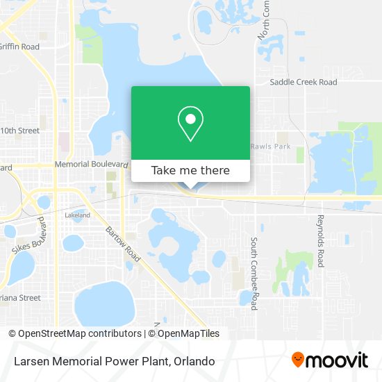 Larsen Memorial Power Plant map