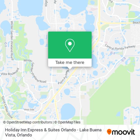 Holiday Inn Express & Suites Orlando - Lake Buena Vista map