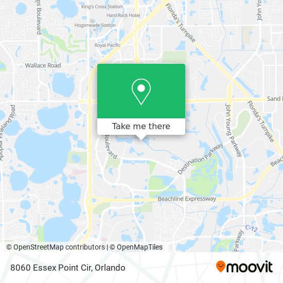 Mapa de 8060 Essex Point Cir