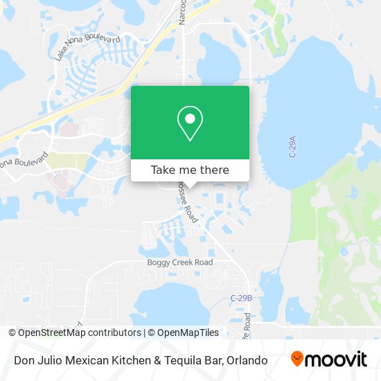 Don Julio Mexican Kitchen & Tequila Bar map