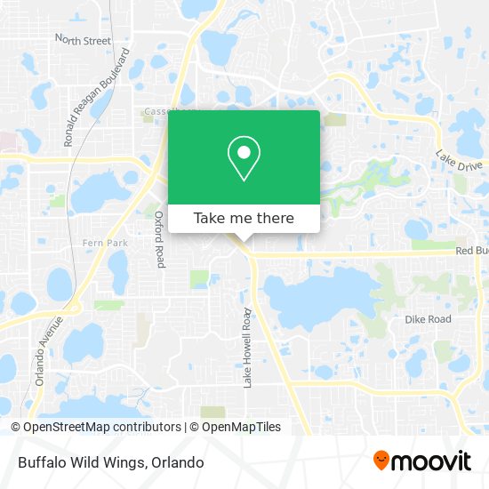 Mapa de Buffalo Wild Wings
