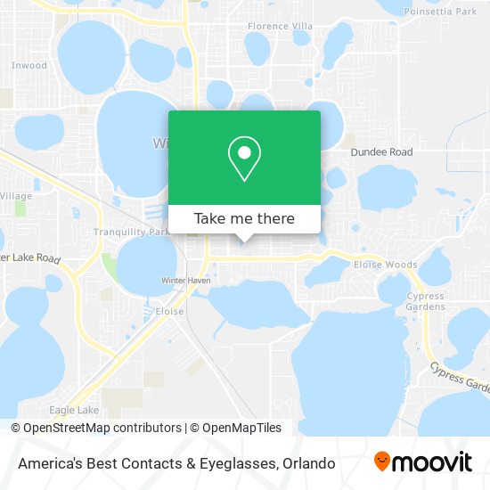 Mapa de America's Best Contacts & Eyeglasses