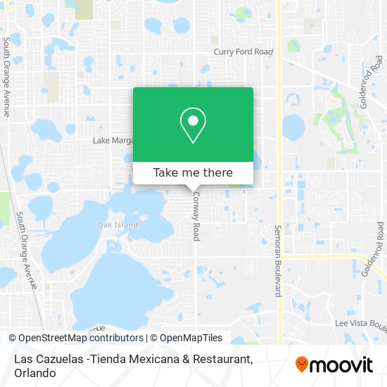 Mapa de Las Cazuelas -Tienda Mexicana & Restaurant