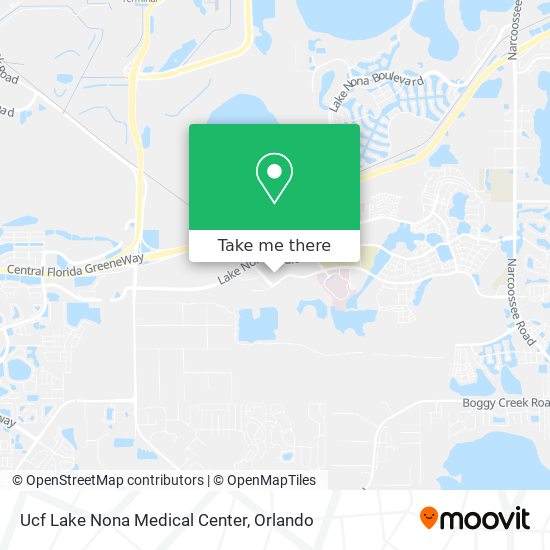 Ucf Lake Nona Medical Center map