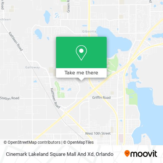 Cinemark Lakeland Square Mall And Xd map