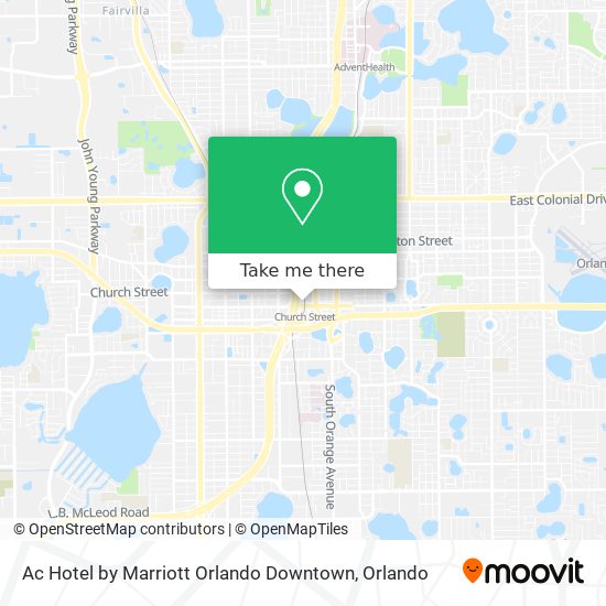 Ac Hotel by Marriott Orlando Downtown map