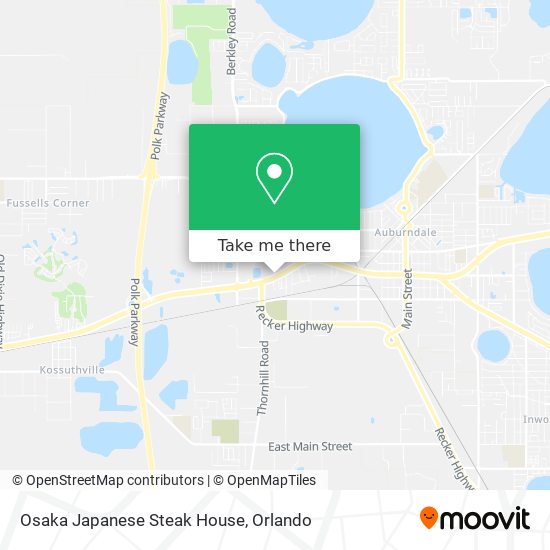 Osaka Japanese Steak House map