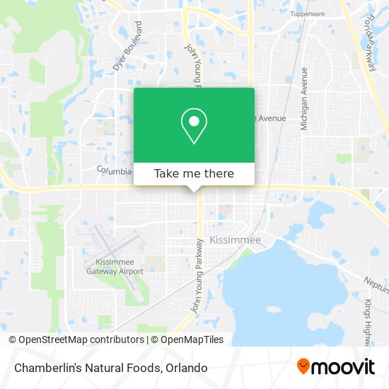Mapa de Chamberlin's Natural Foods