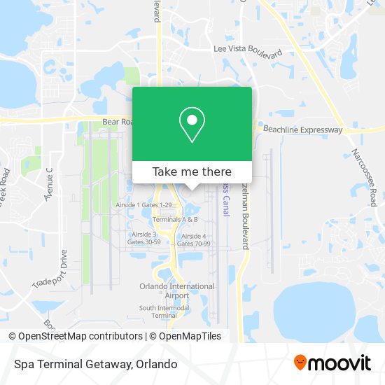Mapa de Spa Terminal Getaway