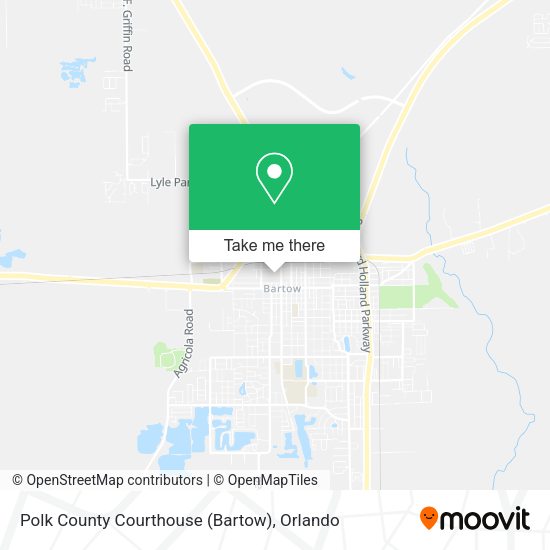 Mapa de Polk County Courthouse (Bartow)