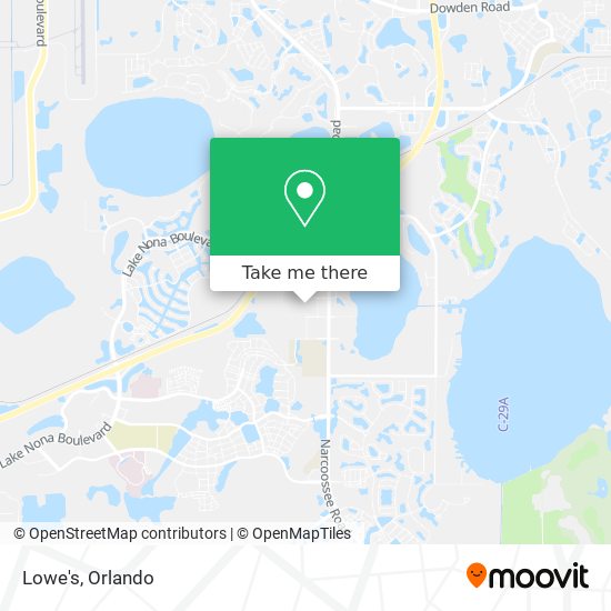 Lowe's map