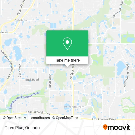 Mapa de Tires Plus