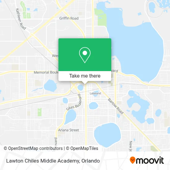 Lawton Chiles Middle Academy map