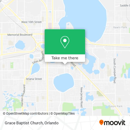 Grace Baptist Church map