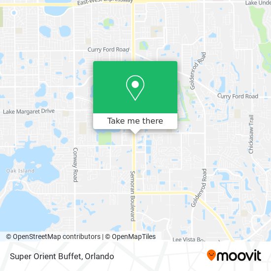 Super Orient Buffet map