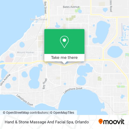 Mapa de Hand & Stone Massage And Facial Spa