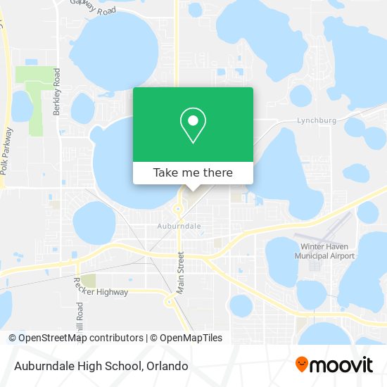 Mapa de Auburndale High School