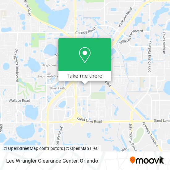How to get to Lee Wrangler Clearance Center in Orlando by Bus?