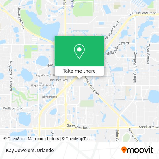 Mapa de Kay Jewelers
