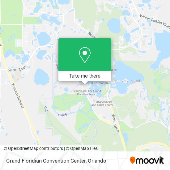Grand Floridian Convention Center map