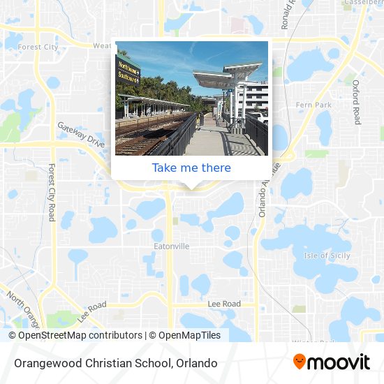 Mapa de Orangewood Christian School