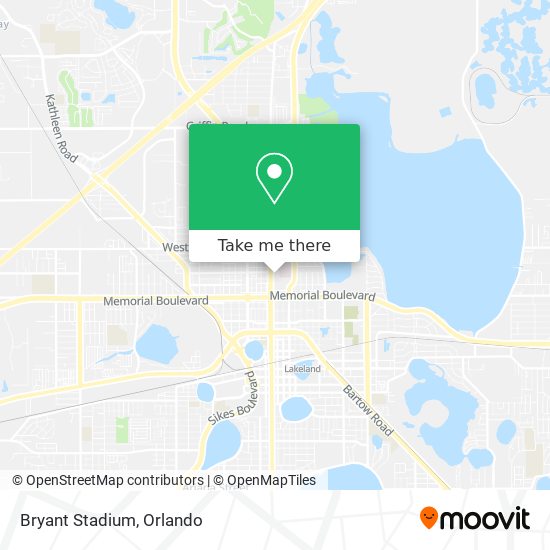 Bryant Stadium map