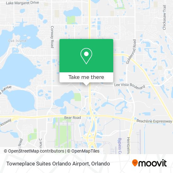 Towneplace Suites Orlando Airport map