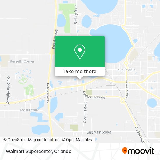 Walmart Supercenter map