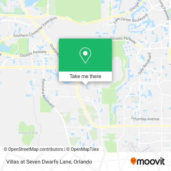 Mapa de Villas at Seven Dwarfs Lane