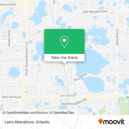 Lee's Alterations map