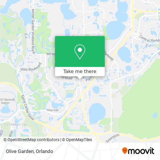 Mapa de Olive Garden