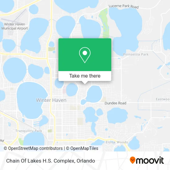 Mapa de Chain Of Lakes H.S. Complex