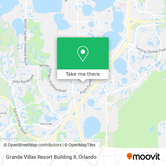 Grande Villas Resort Building 8 map