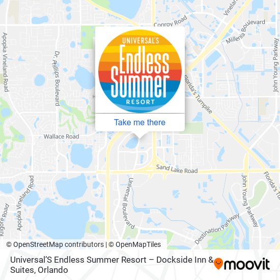 Universal’S Endless Summer Resort – Dockside Inn & Suites map