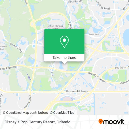 Disney s Pop Century Resort map