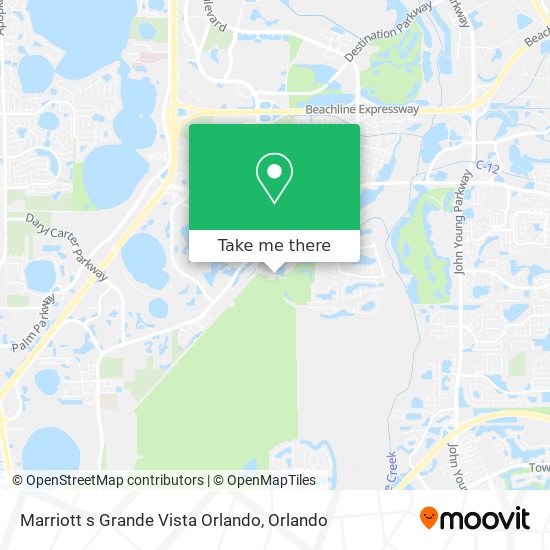 Marriott s Grande Vista Orlando map